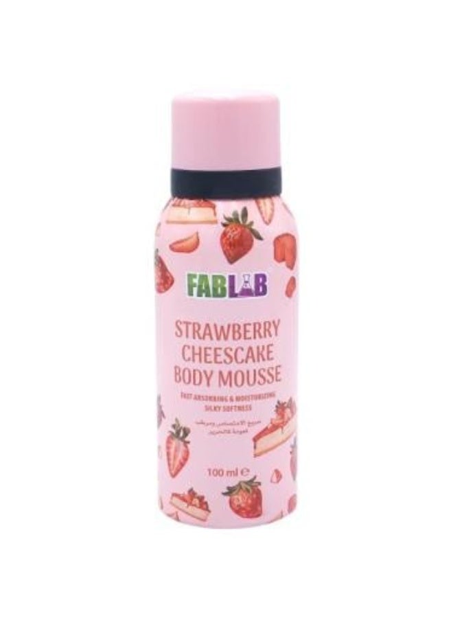 بودي موس معطر للجسم تشيز كيك الفراولة 100 مل